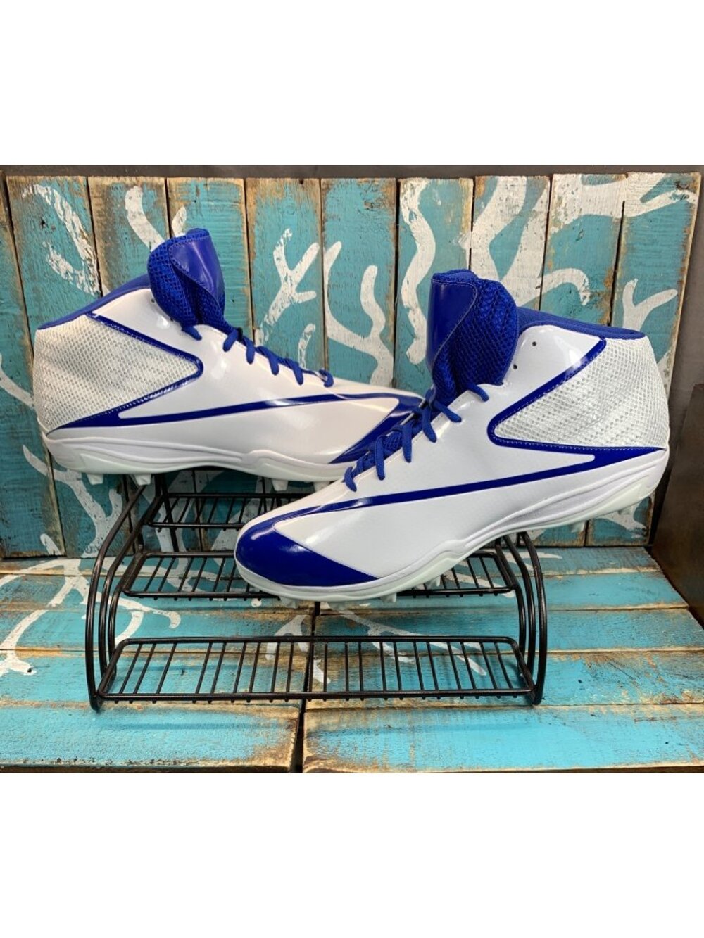 NEW DeMarcus Ware Cowboys Zig Blaze Mid MP2 Reebok Promo Sample Mens Cleats 12.5